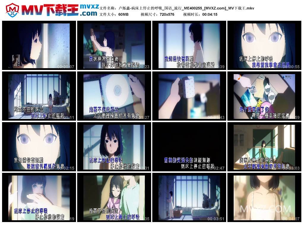 卢烁鑫-病床上停止的呼吸_国语_流行_ME400255